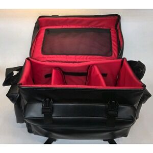 Ambico Faux Leather XL Padded Camera Shoulder Carry Bag Adjustable